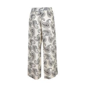 Pantalones Blancos con Estampado